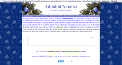Desktop Screenshot of addobbinatalizi.net
