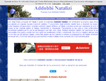 Tablet Screenshot of addobbinatalizi.net